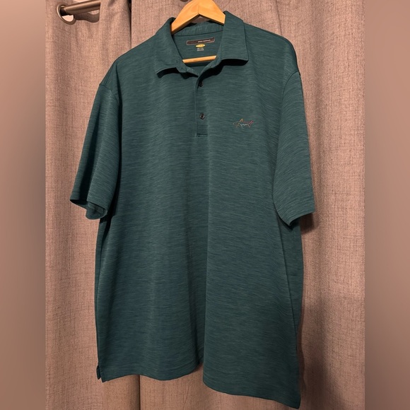 EUC Greg Norman Green Polo Shirt - Men’s Sz. 3XL - Picture 1 of 6